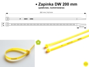 Zapinka DW 200 mm (paskowa, numerowana)