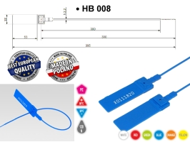 plomba plastikowa, plomba zabezpieczająca HB 008P