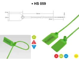 plomba plastikowa, plomba zabezpieczająca HS 059