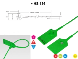 plomba plastikowa, plomba zabezpieczająca HS 136