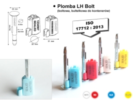 plomba LH Bolt (boltowa, butelkowa do plombowania kontenerów)