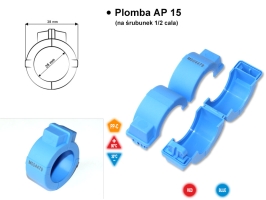 Plomba AP 15 (na śrubunek 1/2 cala)