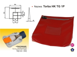 Torba bezpieczna, torba zabezpieczająca HK TG 1P 255x255x40 mm