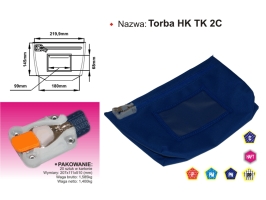 Torba bezpieczna, torba zabezpieczająca HK TK 2C 220x145 mm