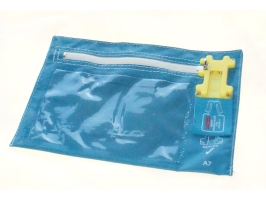 Torba bezpieczna, torba zabezpieczająca 230x170 mm niebieska