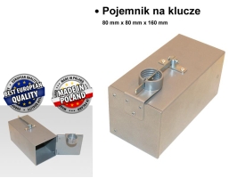 pojemnik plombowany referentką HUSSAR 80x80x160 mm