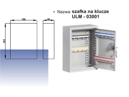 szafka na klucze UML - 03001