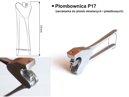 Plombownica P17 (zaciskarka do plomb ołowianych i plastikowych)