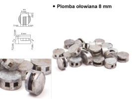 Plomba ołowiana 8mm